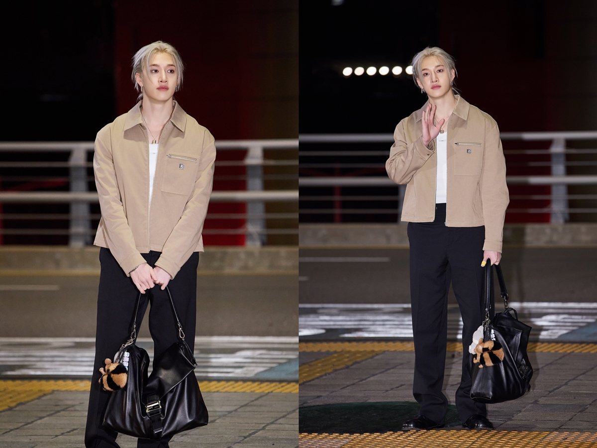 [공항패션] 스키즈 방찬, 펜디로 보여주는 '현실남친룩' 27-Image